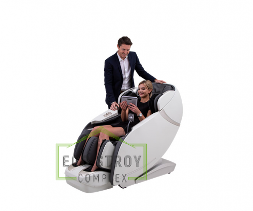Массажное кресло Casada SkyLiner 2 Серо-Белый