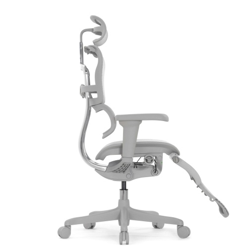 Ортопедическое кресло Falto Ergohuman 2 Ultra Footrest Серое