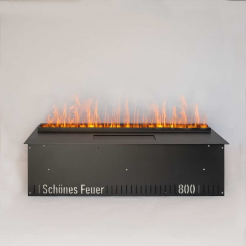 Электроочаг Schönes Feuer 3D FireLine 800 Pro со стальной крышкой в Абакане