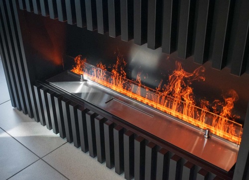 Электроочаг Schönes Feuer 3D FireLine 600 со стальной крышкой в Абакане