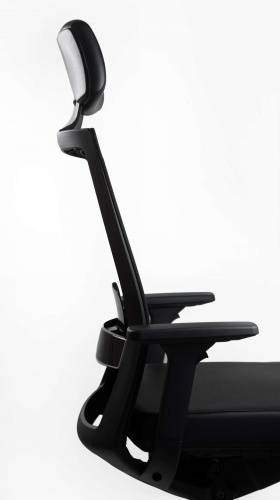 Ортопедическое кресло Falto А1 Черное сиденье ткань