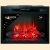 Электроочаг InterFlame Jupiter 30 Black/Brass LED FX (черный/золото) в Абакане