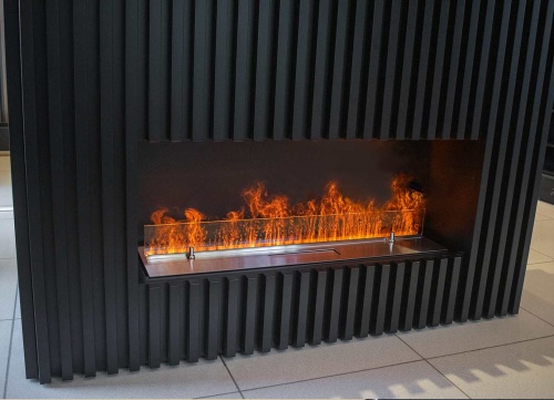 Электроочаг Schönes Feuer 3D FireLine 1000 со стальной крышкой в Абакане