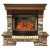 Каминокомплект InterFlame Экстер Rock Beige/Black (темный дуб)+Panoramic 25 в Абакане